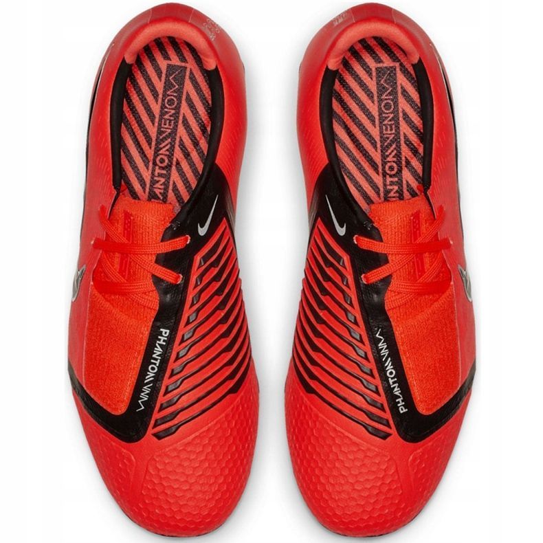 Nike Phantom Venom Elite Fg Jr AO0401-600 fotbollsskor mångfärgad röd 2