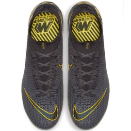 Nike Mercurial Superfly 6 Elite Fg M AH7365-070 fotbollsskor svart grå 2