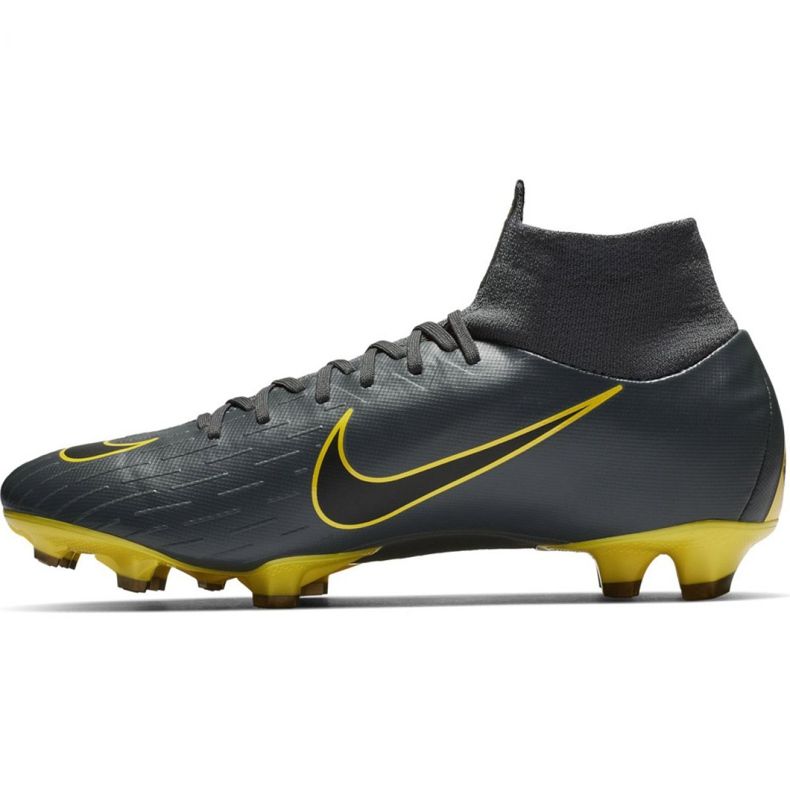 Nike Mercurial Superfly 6 Pro Fg M AH7368-070 fotbollsskor svart grå 1
