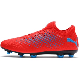 Fotbollsskor Puma Future 19.4 Fg Ag M 105545 01 mångfärgad röd 1