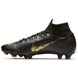 Nike Mercurial Superfly 6 Pro Fg M AH7368-077 fotbollsskor svart svart 1