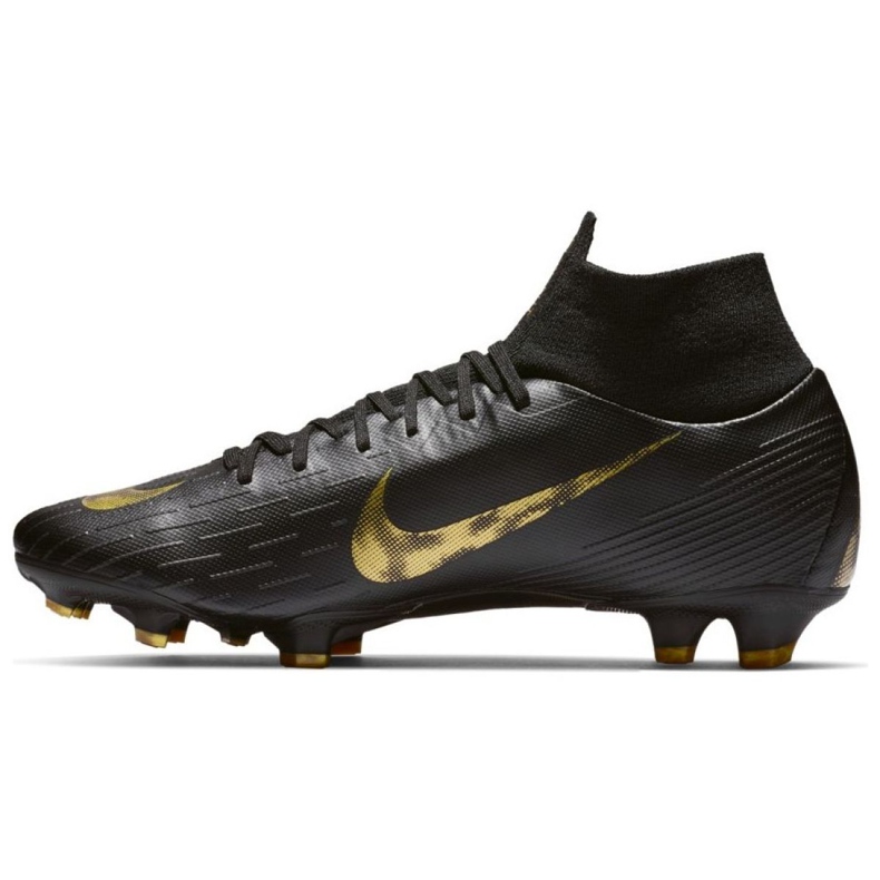 Nike Mercurial Superfly 6 Pro Fg M AH7368-077 fotbollsskor svart svart 1
