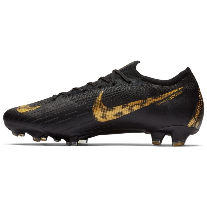 Nike Mercurial Vapor 12 Elite Fg M AH7380-077 fotbollsskor svart svart 1