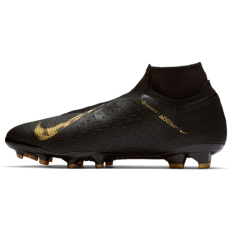 Nike Phantom Vsn Elite Df Fg M AO3262-077 fotbollsskor svart svart 1