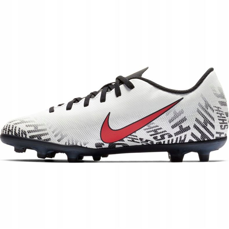Mercurial Nike Neymar Vapor 12 Club Fg Jr AV4762-170 fotbollsskor mångfärgad vit 2