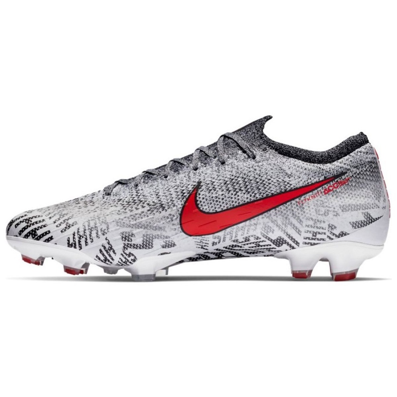 Nike Merurial Vapor 12 Elite Neymar Fg M AO3126-170 fotbollsskor vit grå 1