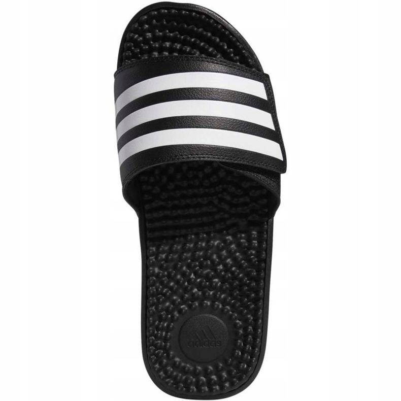 Adidas Adissage Tnd M F35565 tofflor vit svart 1