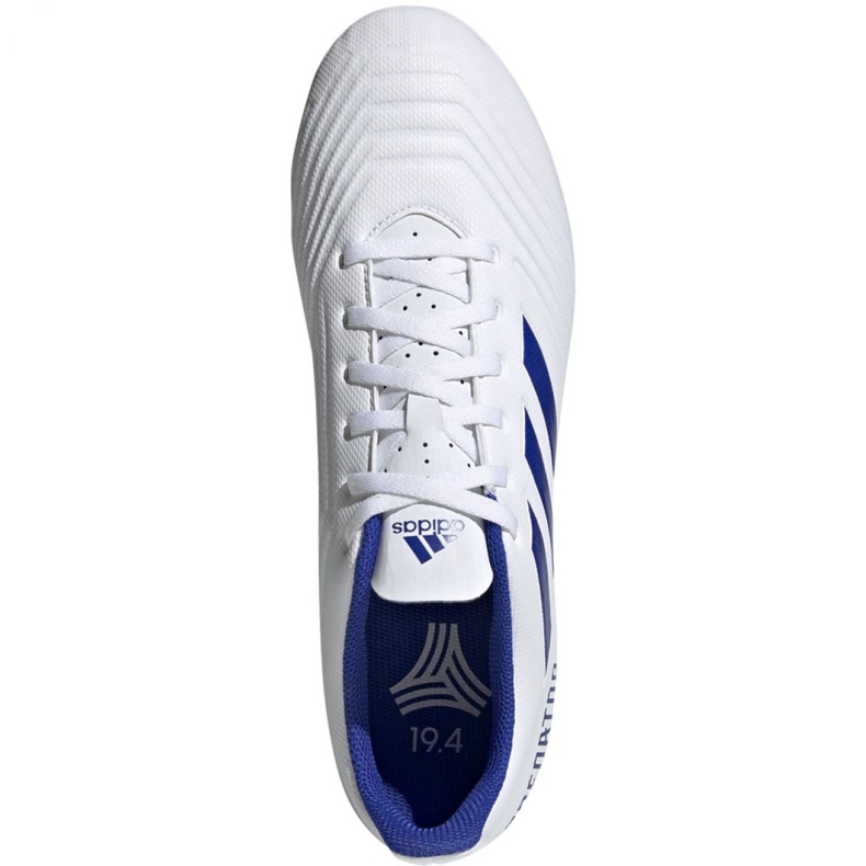 Adidas Predator 19.4 Tf M D97971 fotbollsskor vit vit 2