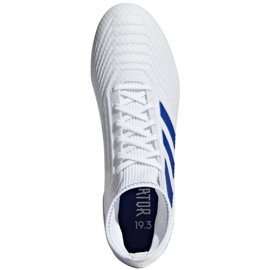 Adidas Predator 19.3 Fg M BB9333 fotbollsskor mångfärgad vit 2