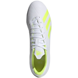 Adidas X 18.4 Tf M BB9414 fotbollsskor vit vit 1