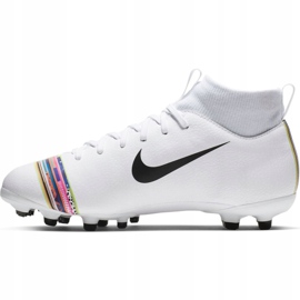 Nike Mercurial Superfly 6 Academy Mg Jr AJ3111-109 fotbollsskor mångfärgad vit 2