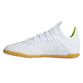 Inomhusskor adidas X 18.3 I Jr BB9397 mångfärgad vit 1