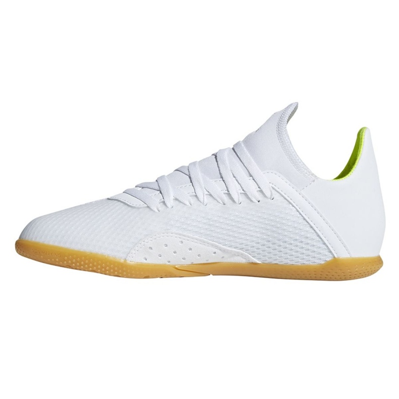 Inomhusskor adidas X 18.3 I Jr BB9397 mångfärgad vit 1