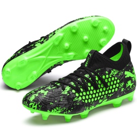Fotbollsskor Puma Future 19.3 Netfit Fg Ag M 105539 04 mångfärgad svart 1