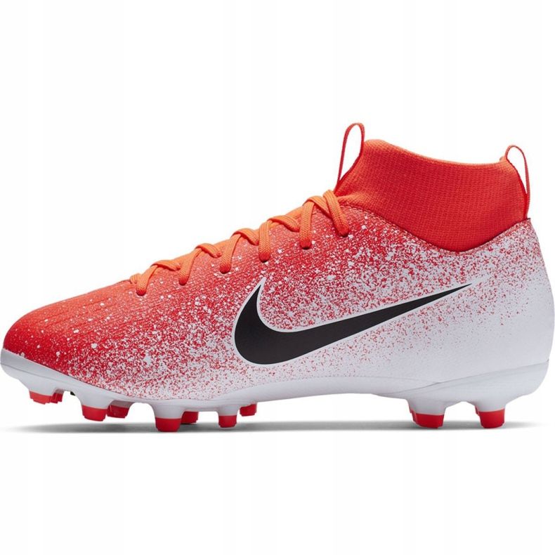 Nike Mercurial Superfly 6 Academy Mg Jr AH7337-801 fotbollsskor mångfärgad röd 2