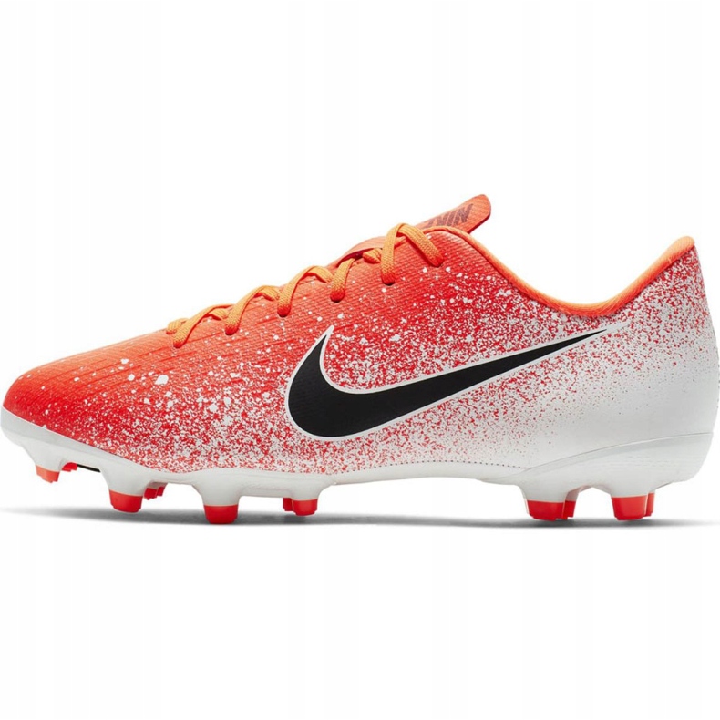 Nike Mercurial Vapor 12 Academy Mg Jr AH7347-801 fotbollsskor mångfärgad röd 2