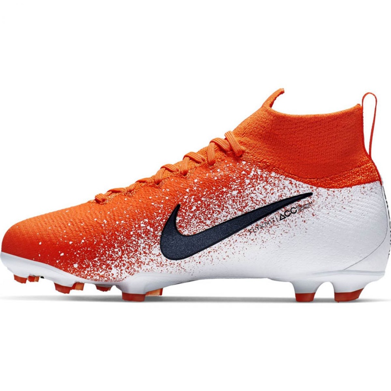 Nike Mercurial Superfly 6 Elite Fg Jr AH7340-801 fotbollsskor mångfärgad röd 2