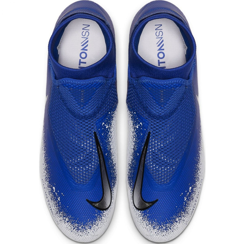 Nike Phantom Vsn Academy Df FG / MG M AO3258-410 fotbollsskor mångfärgad blå 2