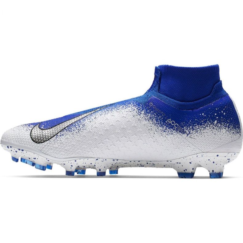Nike Phantom Vsn Elite Df Fg M AO3262-410 fotbollsskor mångfärgad blå 1