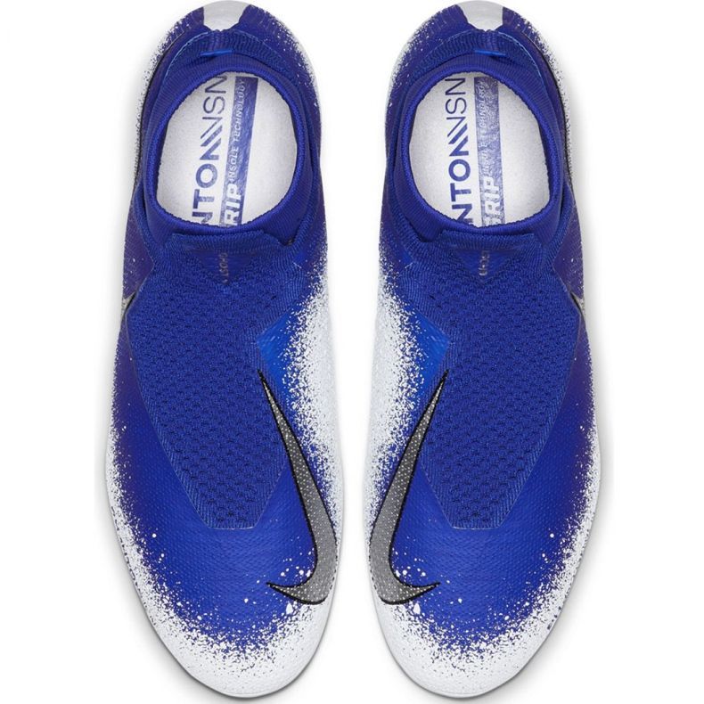 Nike Phantom Vsn Elite Df Fg M AO3262-410 fotbollsskor mångfärgad blå 2