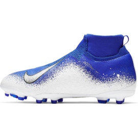 Nike Phantom Vsn Elite Df Mg Jr AO3289-410 fotbollsskor mångfärgad blå 1