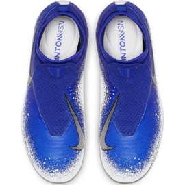 Nike Phantom Vsn Elite Df Mg Jr AO3289-410 fotbollsskor mångfärgad blå 2