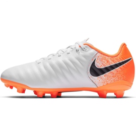 Nike Tiempo Legend 7 Academy Mg Jr AO2291-118 fotbollsskor mångfärgad vit 1