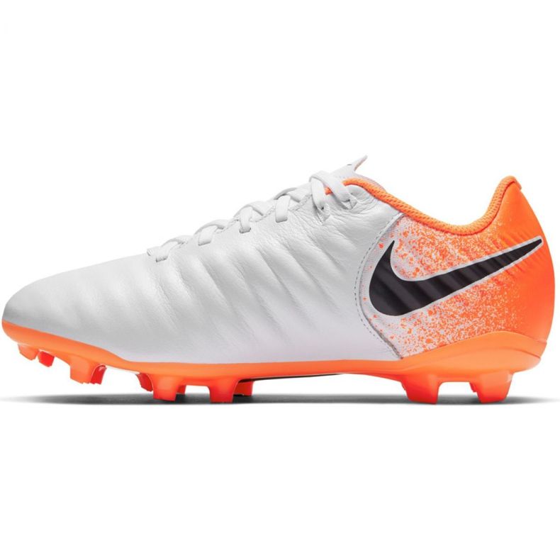 Nike Tiempo Legend 7 Academy Mg Jr AO2291-118 fotbollsskor mångfärgad vit 1