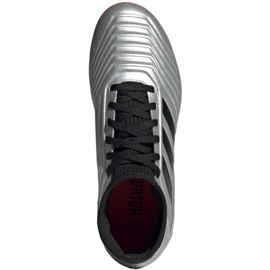 Adidas Predator 19.3 Fg Jr G25795 fotbollsskor mångfärgad silver- 2