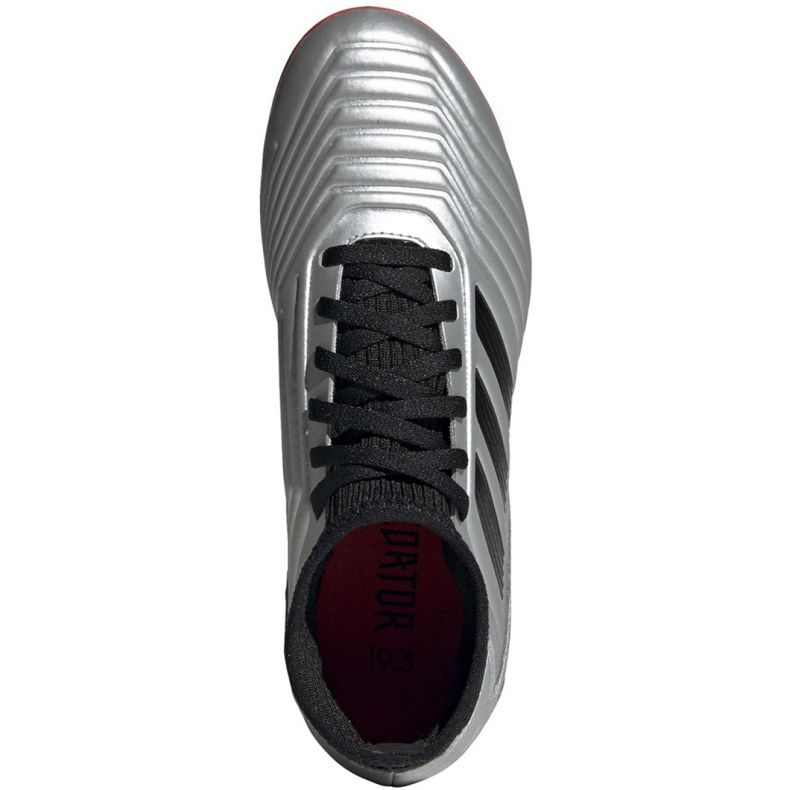 Adidas Predator 19.3 Fg Jr G25795 fotbollsskor mångfärgad silver- 2