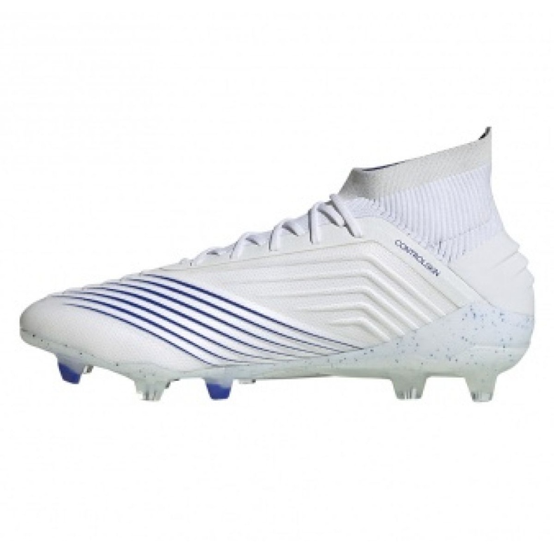 Adidas Predator 19.1 Fg M BC0550 fotbollsskor vit vit 1