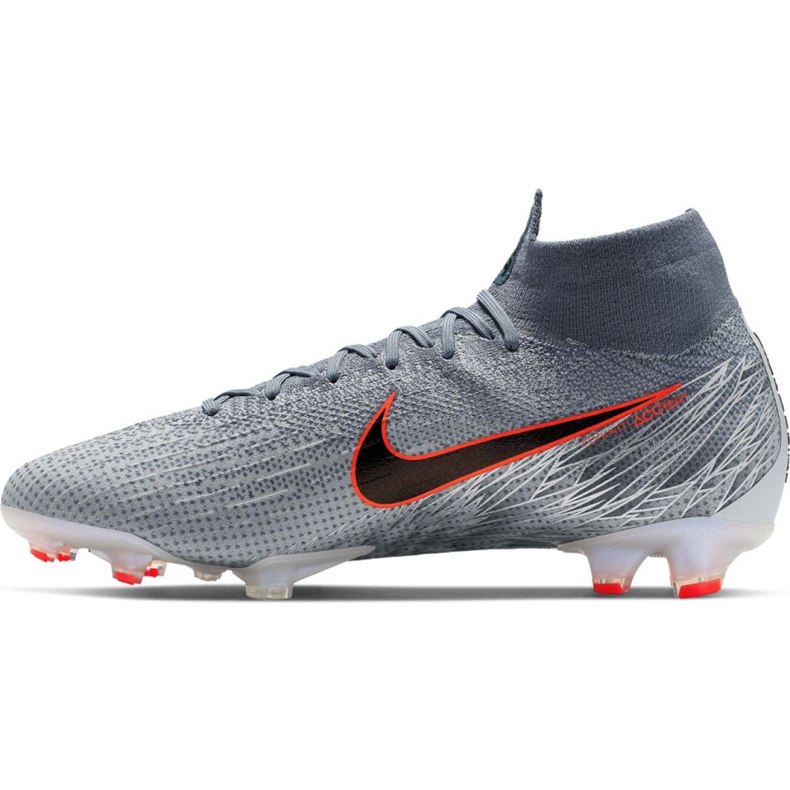 Nike Mercurial Superfly 6 Elite Fg M AH7365-008 fotbollsskor grå grå 2