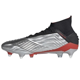 Adidas Predator 19.1 Sg M F99986 fotbollsskor mångfärgad silver- 1