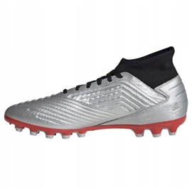 Adidas Predator 19.3 Ag M F99989 fotbollsskor mångfärgad silver- 1