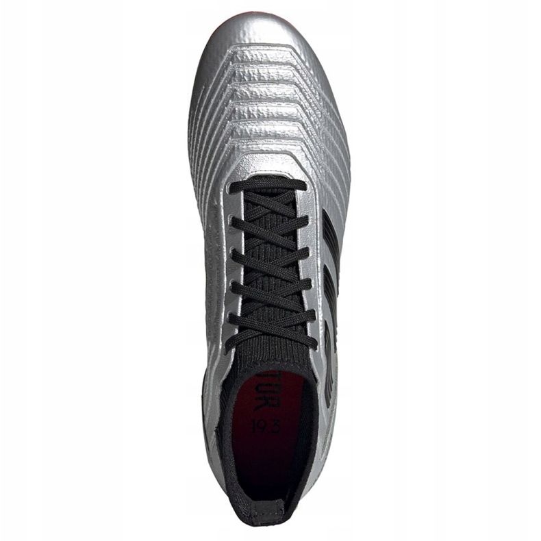 Adidas Predator 19.3 Ag M F99989 fotbollsskor mångfärgad silver- 2