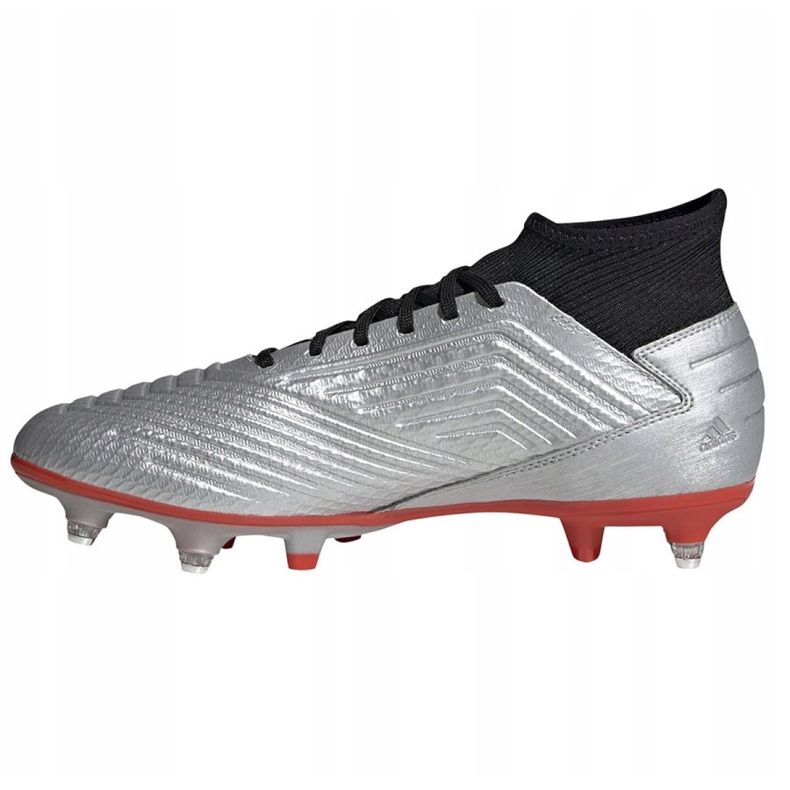 Adidas Predator 19.3 Sg M F99992 fotbollsskor mångfärgad silver- 1