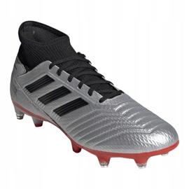 Adidas Predator 19.3 Sg M F99992 fotbollsskor mångfärgad silver- 2