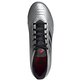 Adidas Predator 19.4 Tf M F35634 fotbollsskor mångfärgad silver- 2