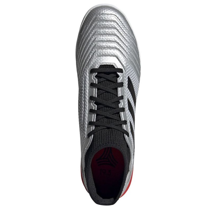 Adidas Predator 19.3 Tf M F35629 fotbollsskor grå silver- 2