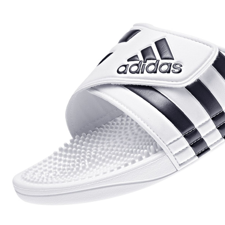 Adidas Adissage M F35573 tofflor vit 2
