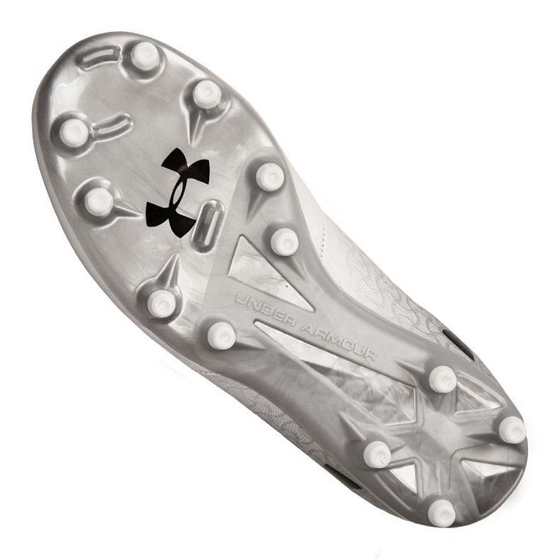 Under Armour Magnetico Select Fg Jr 3000122-100 fotbollsskor mångfärgad vit 2