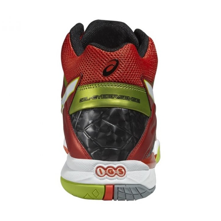 Asics Gel-Cyber ​​Sensei 6 Mt M B503Y-2101 volleybollskor mångfärgad röd 2
