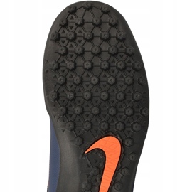 Nike HypervenomX Pro Tf M 749904-480 fotbollsskor blå, svart, marinblå, orange marinblå 1