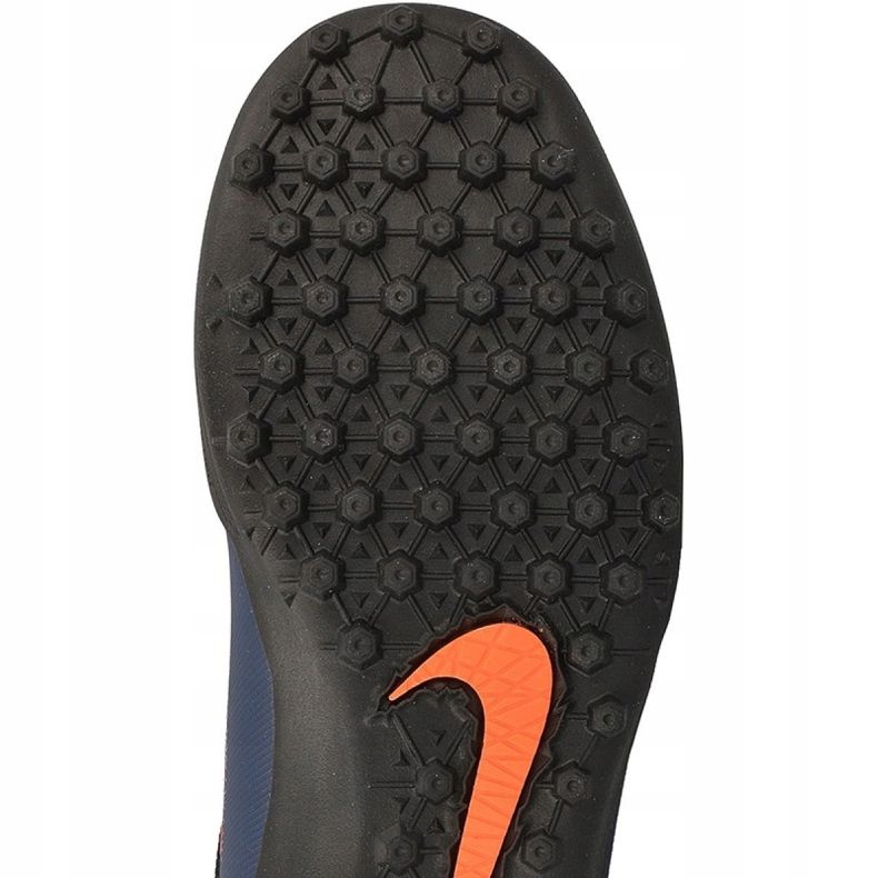 Nike HypervenomX Pro Tf M 749904-480 fotbollsskor blå, svart, marinblå, orange marinblå 1