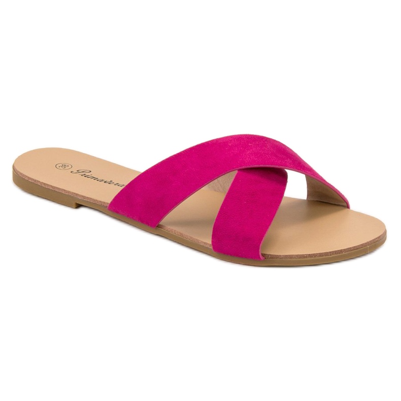 Primavera Bekväma platta tofflor rosa 1