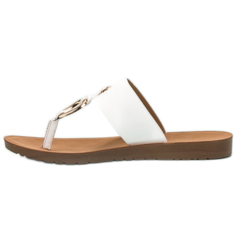 Snygga VINCEZA flip-flops vit 1