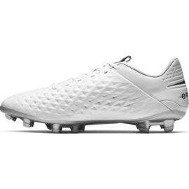 Nike Tiempo Legend 8 Academy FG / MG AT5292 100 fotbollsskor vit vit 2