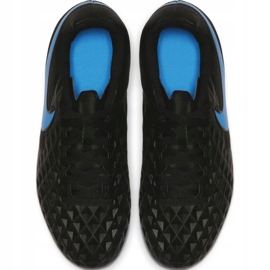 Nike Tiempo Legend 8 Club FG / MG Jr AT5881-004 fotbollsskor svart svart 1