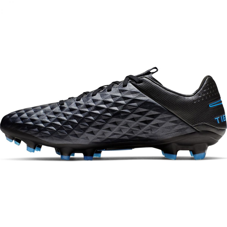 Nike Tiempo Legend 8 Pro Fg AT6133-004 fotbollsskor svart svart 2