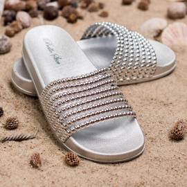 Bello Star Dam tofflor i gummi grå 2